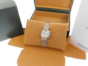 Thumbnail von IWC Da Vinci Chronograph Damenuhr mit original IWC Stahlband und Faltschließe wie Neu Top Zustand aus Privatbesitz