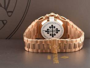 Thumbnail von Patek Philippe Nautilus 5980/1r - Like New Full Set Service Patek