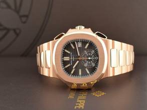 Thumbnail von Patek Philippe Nautilus 5980/1r - Like New Full Set Service Patek