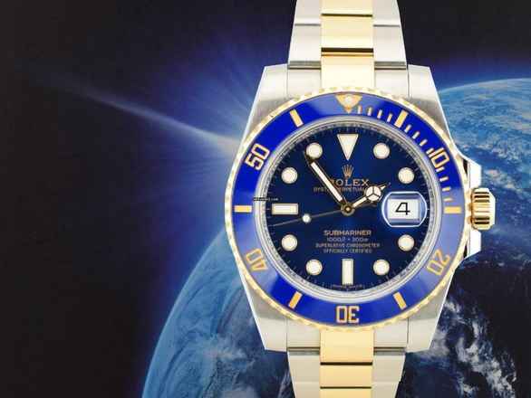  Rolex Submariner Date 116613lb Like New 2016 - Full Set Ita 