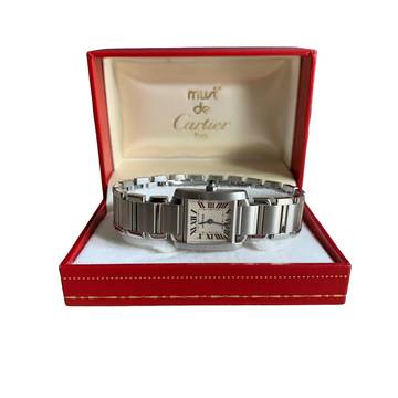  Cartier Tank Française 2300 Lady 20MM quartz 