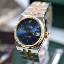 Thumbnail von Rolex Datejust Oysterquartz 17013 Soleil blue dial 1990 Full Set