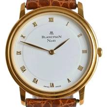 Thumbnail von Blancpain Villeret Classic 34MM white dial yellow gold 18KT Full Set Like NEW