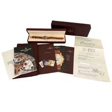 Thumbnail von Patek Philippe Calatrava 5022G Small second black guilloche dial white gold 18KT Full Set