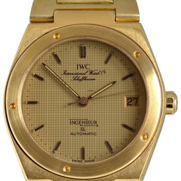  IWC Ingenieur SL 9236 Antimagnetic 40.000 A/m yellow gold 18KT Full Set 