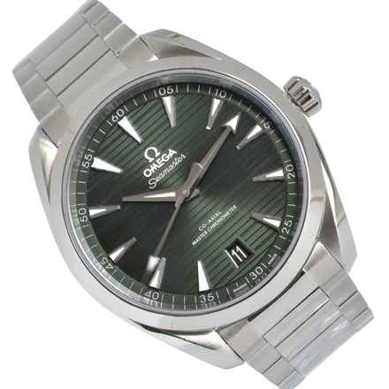  Omega Seamaster Aqua Terra 41MM green dial Full Set TOP Condition 