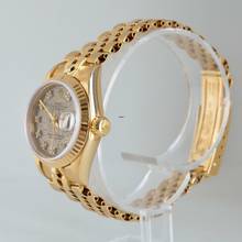 Thumbnail von Rolex Lady-Datejust 69178 Ladies 26MM Factory diamonds dial gold 18KT Full Set TOP Condition