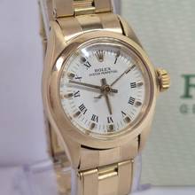 Thumbnail von Rolex Oyster Perpetual 26 26mm Full Yellow Gold Vintage Automático Completo