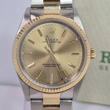 Thumbnail von Rolex Oyster Perpetual 34 34mm Ouro & Aço Automático Completo