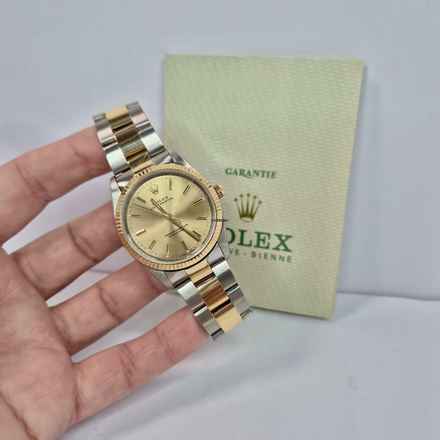  Rolex Oyster Perpetual 34 34mm Ouro & Aço Automático Completo 