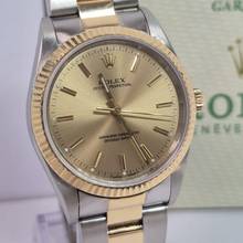 Thumbnail von Rolex Oyster Perpetual 34 34mm Ouro & Aço Automático Completo