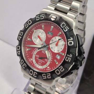  TAG Heuer Formula 1 Quarz Crhonograph 41mm Red Edition Quartz Completo 