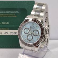 Thumbnail von Rolex Daytona Platina Open Caseback Ice Blue 40mm Automático Completo