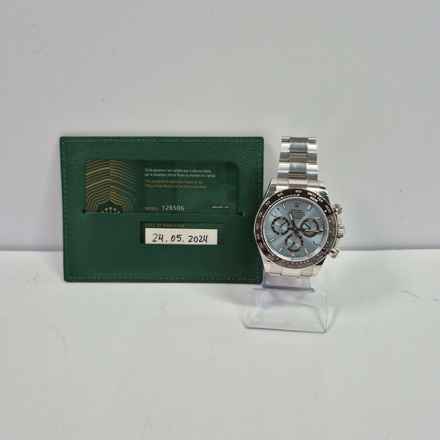  Rolex Daytona Platina Open Caseback Ice Blue 40mm Automático Completo 
