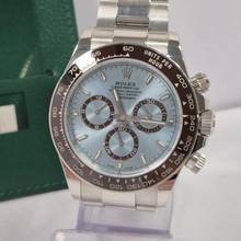 Thumbnail von Rolex Daytona Platina Open Caseback Ice Blue 40mm Automático Completo