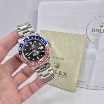  Rolex GMT-Master Pepsi 40mm Automático Completo 