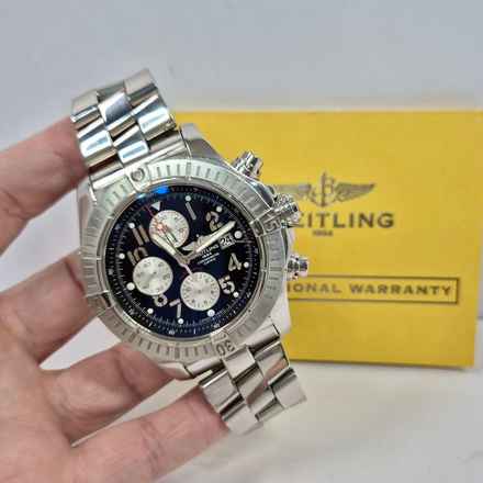  Breitling Super Avenger 48mm XXL Full Steel Automático Completo 