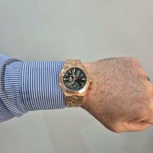 Thumbnail von Vacheron Constantin Overseas Two Time Zone Full Rosé Olive Green Dial 3 Pulseiras 41mm Completo