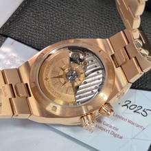 Thumbnail von Vacheron Constantin Overseas Two Time Zone Full Rosé Olive Green Dial 3 Pulseiras 41mm Completo