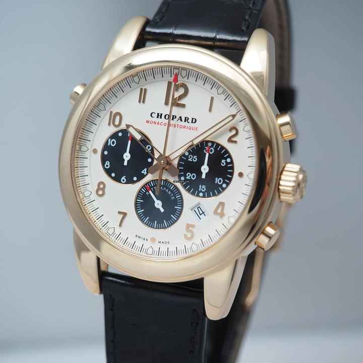  Chopard Grand Prix Monaco Historique Rattrapante Chronograph Rosegold 18k/750 LIMITED EDITION 50 