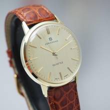 Thumbnail von Junghans Calatrava Quartz solid gold 14K/585