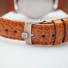 Thumbnail von Ulysse Nardin Chronograph Vintage Schnecken-Tachymeter-Skala um 1940 Stahl/Leder Box + papers