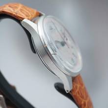 Thumbnail von Ulysse Nardin Chronograph Vintage Schnecken-Tachymeter-Skala um 1940 Stahl/Leder Box + papers