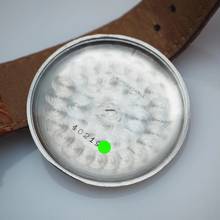 Thumbnail von Ulysse Nardin Chronograph Vintage Schnecken-Tachymeter-Skala um 1940 Stahl/Leder Box + papers