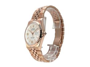Thumbnail von Rolex Land-Dweller 36 Everose-Gold Ref. 127235 Tiefweiß Wabe Flat Jubile-Band