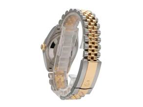 Thumbnail von Rolex Datejust 36 Oystersteel / Gelbgold Ref. 126233 Perlmutt Diamant Jubile-Band