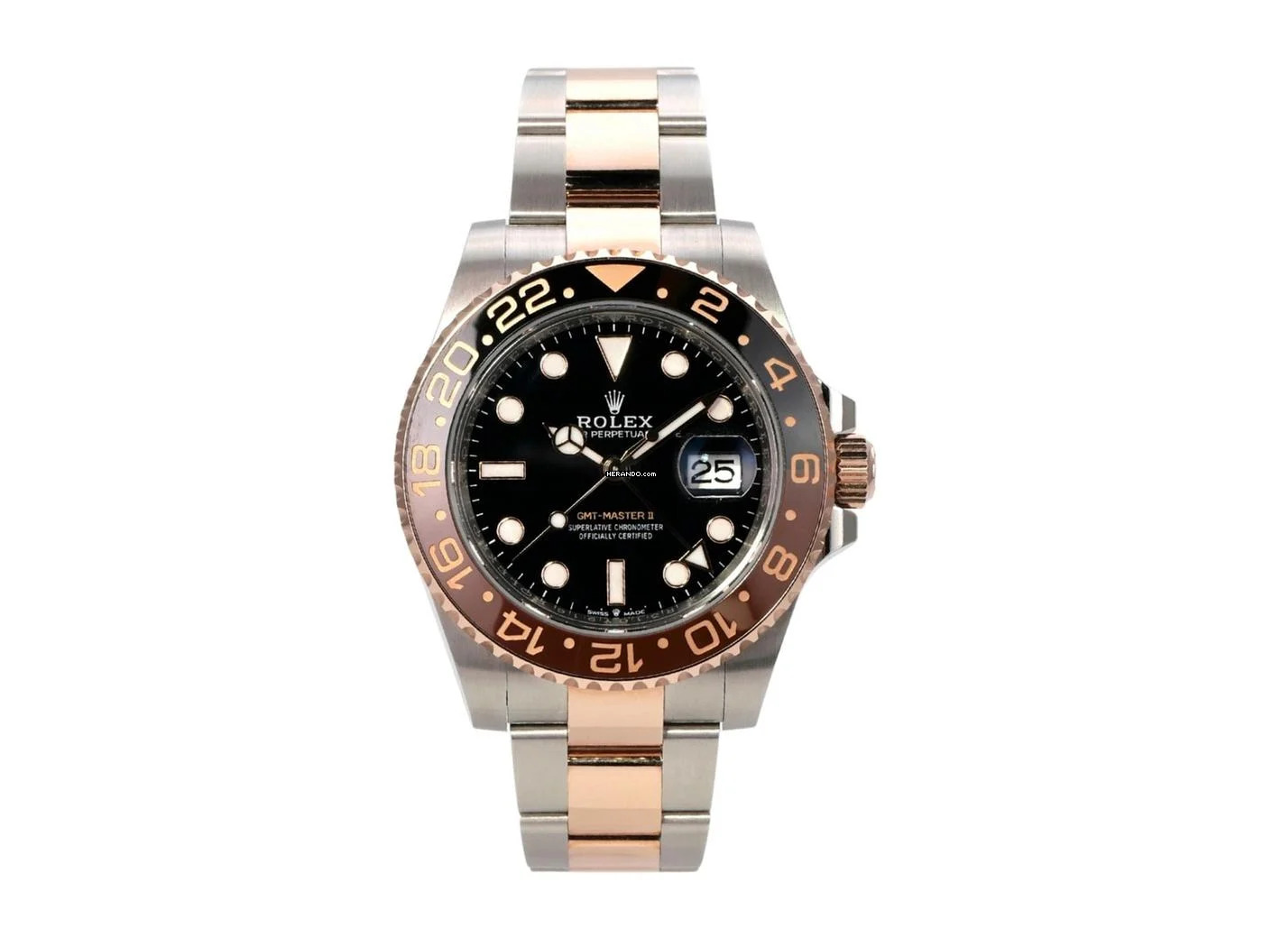 Rolex GMT-Master II Edelstahl / 18 kt Everose-Gold Ref. 126711CHNR 