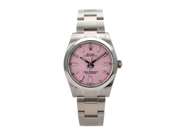 Rolex Oyster Perpetual 34 Ref. 124200 Candy Pink 