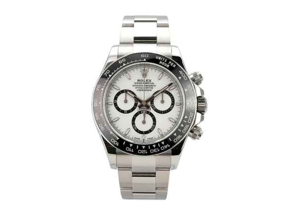  Rolex Daytona Edelstahl 126500LN Weiß 