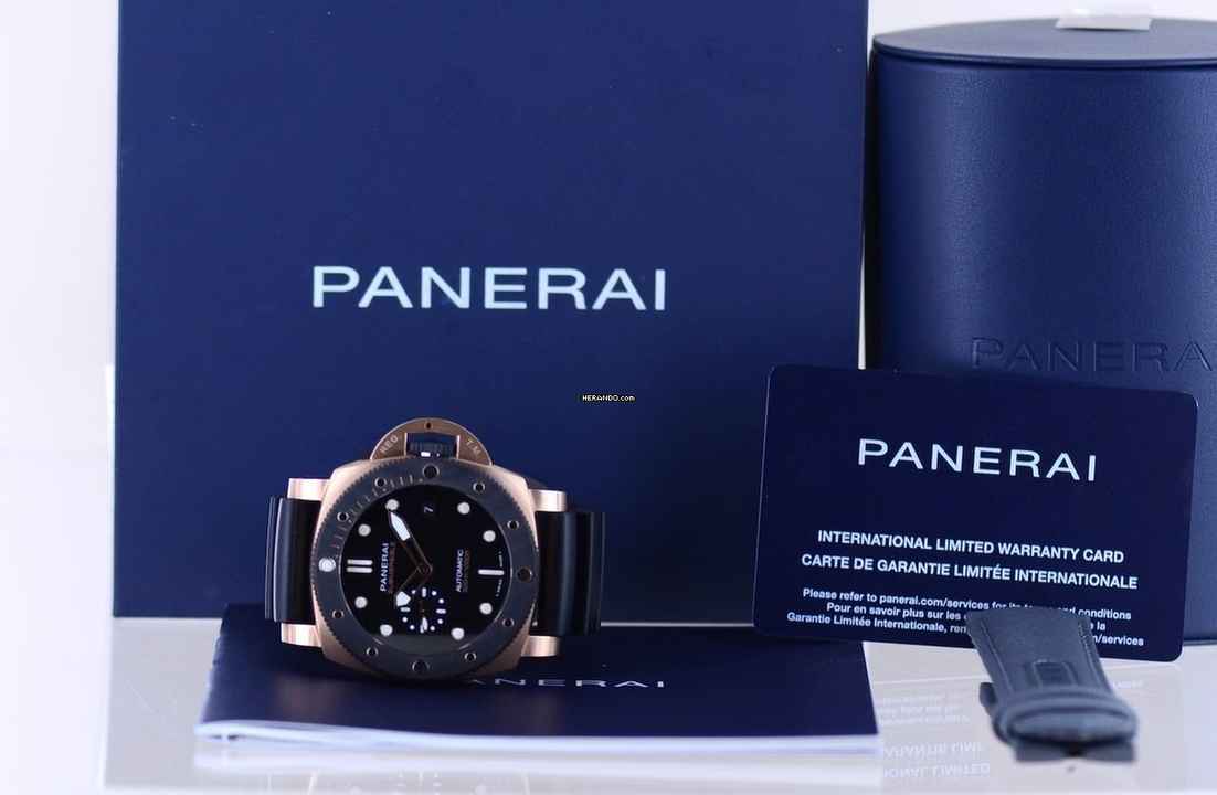  Officine Paneral Submersible Goldtech QuarantaQuattro 18K Roségold OroCarbo B+P 