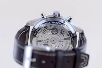 Thumbnail von IWC Fliegeruhr Chronograph 41 Pilot's green Chronograph 43mm grün B+P