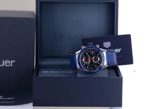 Thumbnail von TAG Heuer Carrera Calibre HEUER 01 Date Chronograph Heuer 01 Blue Ceramic Steel 43mm Skeleton B+P