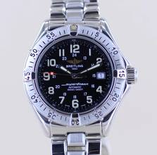 Thumbnail von Breitling Superocean 1000M Automatic Stahl black Diver 41mm Taucheruhr Klassiker