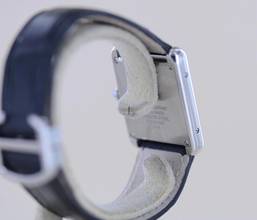 Thumbnail von Cartier Tank Solo Stahl Quarz Klassiker Sportlich Lederband 2716 white roman B+P