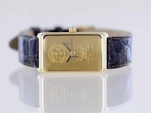 Thumbnail von Corum Ignot Union Bank 18K Yellow Gold 24K Dial Unisex Collector rar