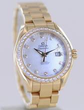 Thumbnail von Omega Seamaster Aqua Terra 18K Gelbgold Aqua Terra 150m 34mm MOP Dial Diamond Top B+P