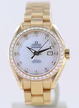 Thumbnail von Omega Seamaster Aqua Terra 18K Gelbgold Aqua Terra 150m 34mm MOP Dial Diamond Top B+P