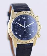 Thumbnail von Glashütte Original Senator Navigator Chronograph 18K Gold 10-60 Automatik Klassiker Black Dial