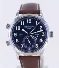 Thumbnail von Patek Philippe Calatrava Pilot Travel Time 18K Weißgold Kal 324 Deep Blue Luxusuhr