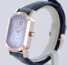 Thumbnail von A. Lange & Söhne Arkade Gold 18K Panoramadatum Traumuhr smoked Dial Dresswatch B+P