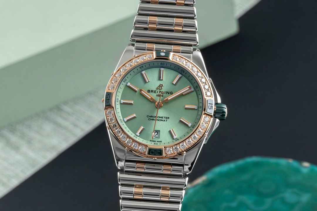  Breitling Chronomat Super Chronomat Automatic 38 Stahl Rotgold Diamonds Ref. U17356531L1U1 