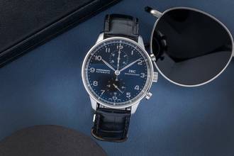 Thumbnail von IWC Portugieser Chronograph Stahl Automatik Herrenuhr Ref. IW371447