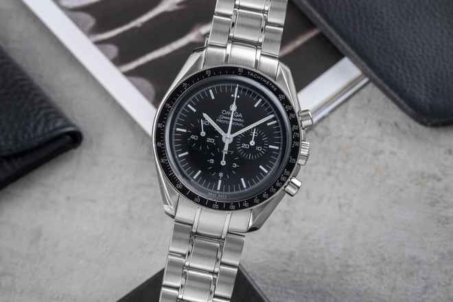  Omega Speedmaster Professional Moonwatch Stahl Handaufzug Ref. 311.30.42.30.01.005 Klassiker 