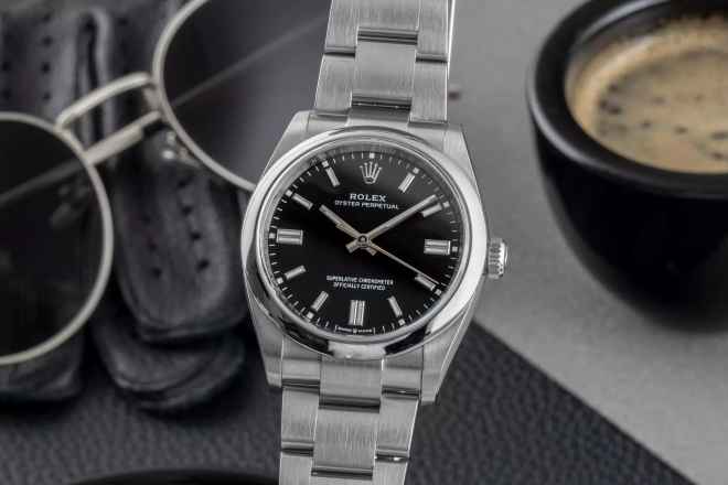  Rolex Oyster Perpetual 36 Stahl Automatik Herrenuhr Ref. 126000 B&P 2020 