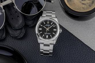 Thumbnail von Rolex Oyster Perpetual 36 Stahl Automatik Herrenuhr Ref. 126000 B&P 2020