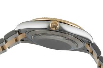 Thumbnail von Rolex Datejust II Black Roman Stahl Gold Automatik Herrenuhr Oyster Ref. 116333